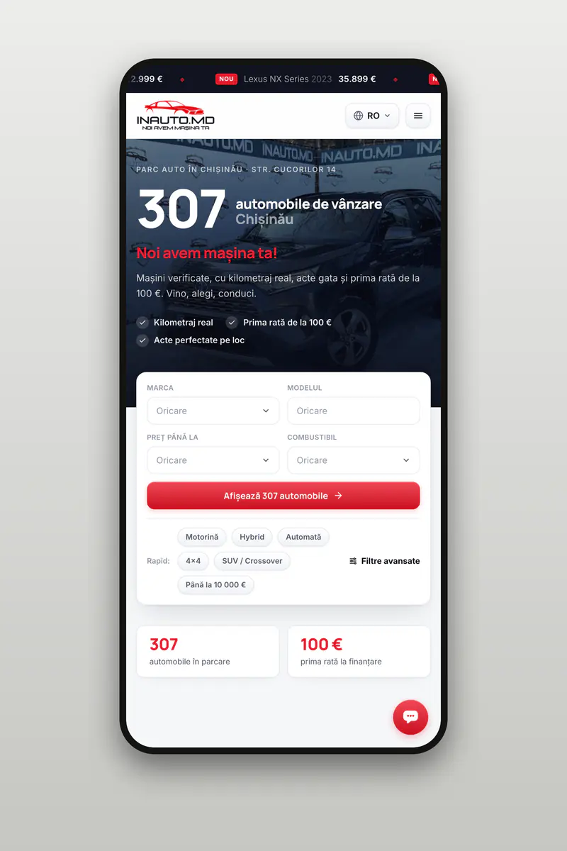 InAuto, Website, Catalog