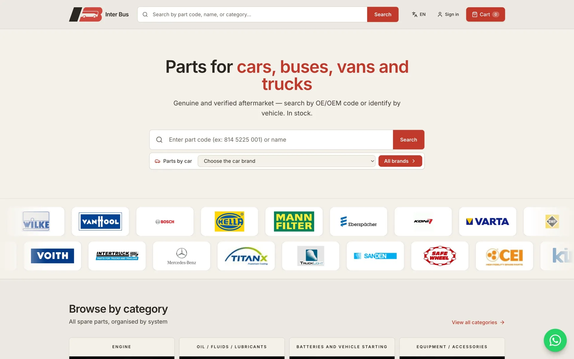Inter-Bus, E-commerce, ERP
